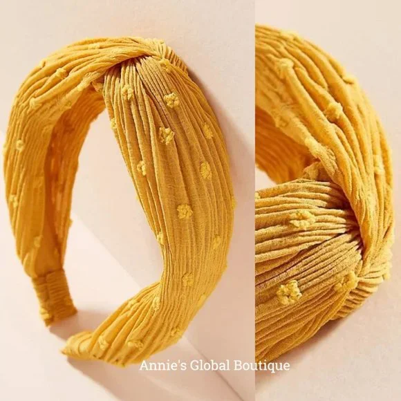 NWT ANTHROPOLOGIE Textured Twisted Headband - Picture 12 of 16